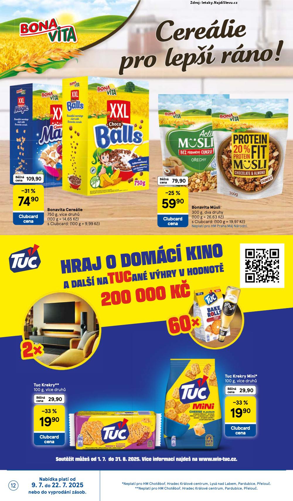 Strana 12 - letk Tesco (9. 7. - 5. 8. 2025)