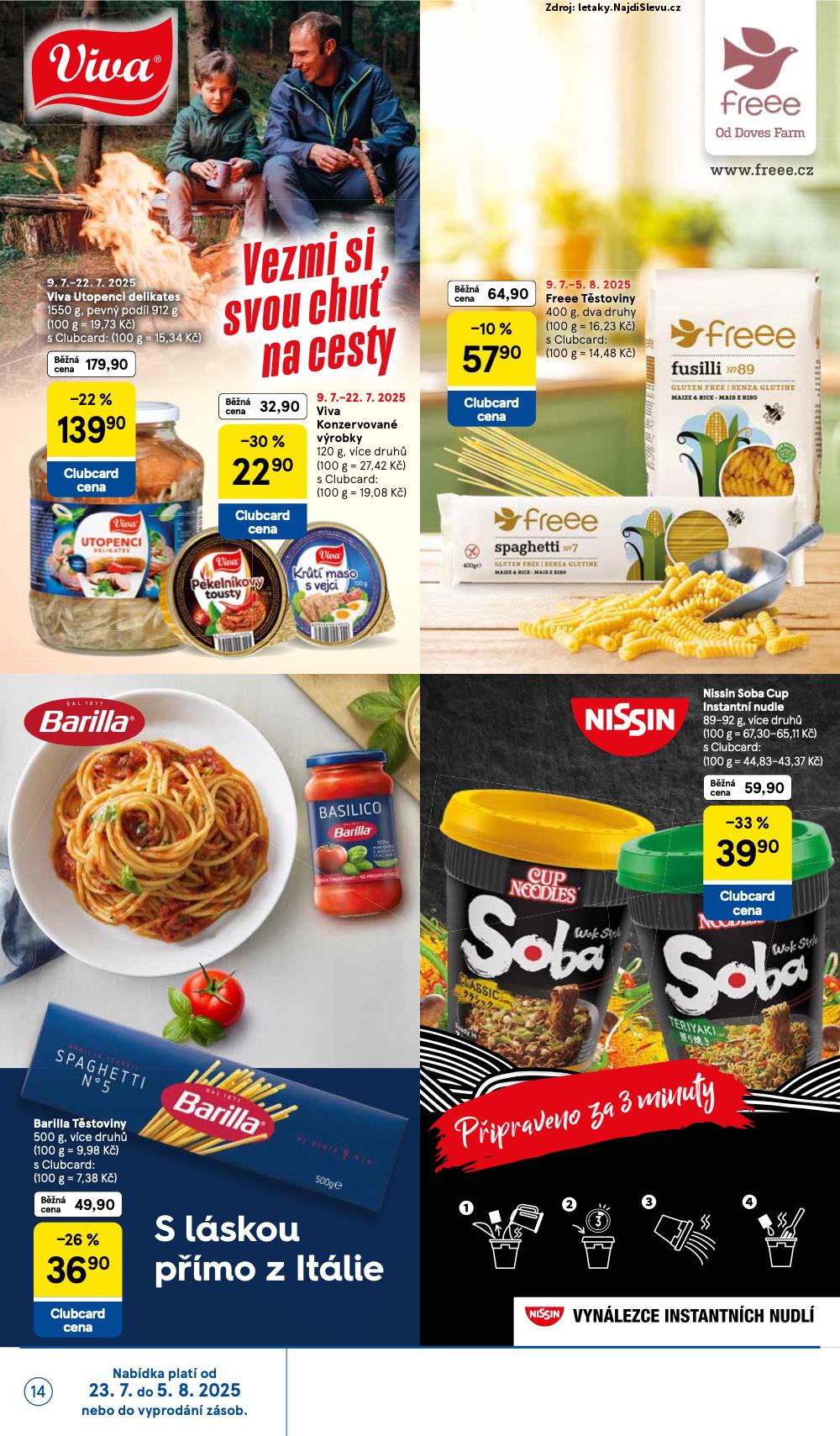 Strana 14 - letk Tesco (9. 7. - 5. 8. 2025)