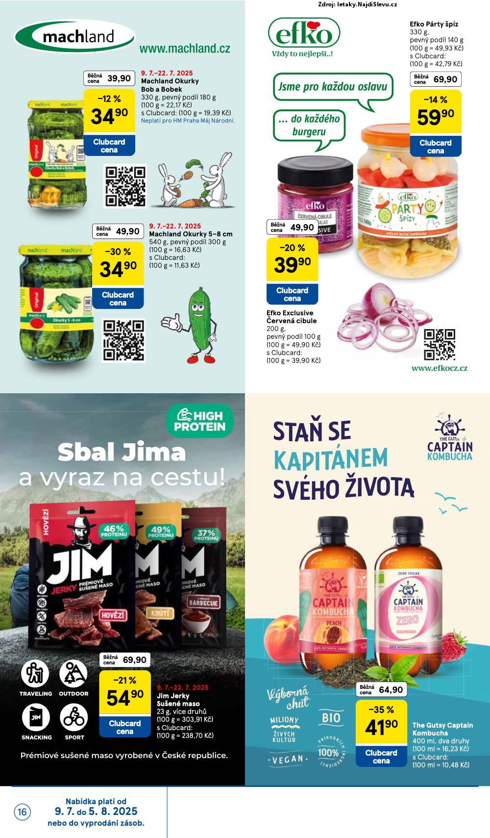 Strana 16 - letk Tesco (9. 7. - 5. 8. 2025)
