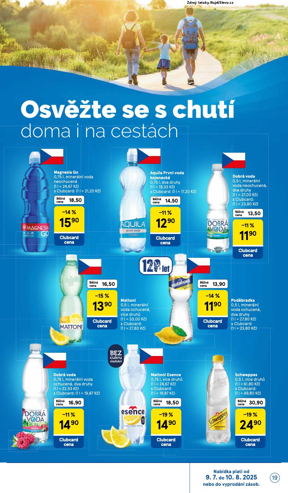 Strana 19 - letk Tesco (9. 7. - 5. 8. 2025)