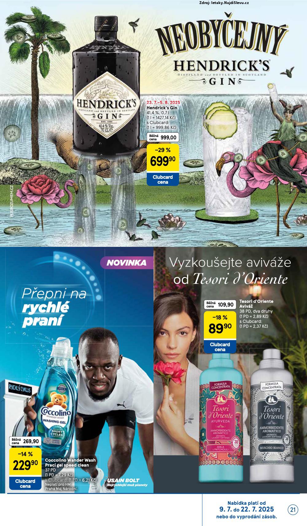 Strana 21 - letk Tesco (9. 7. - 5. 8. 2025)