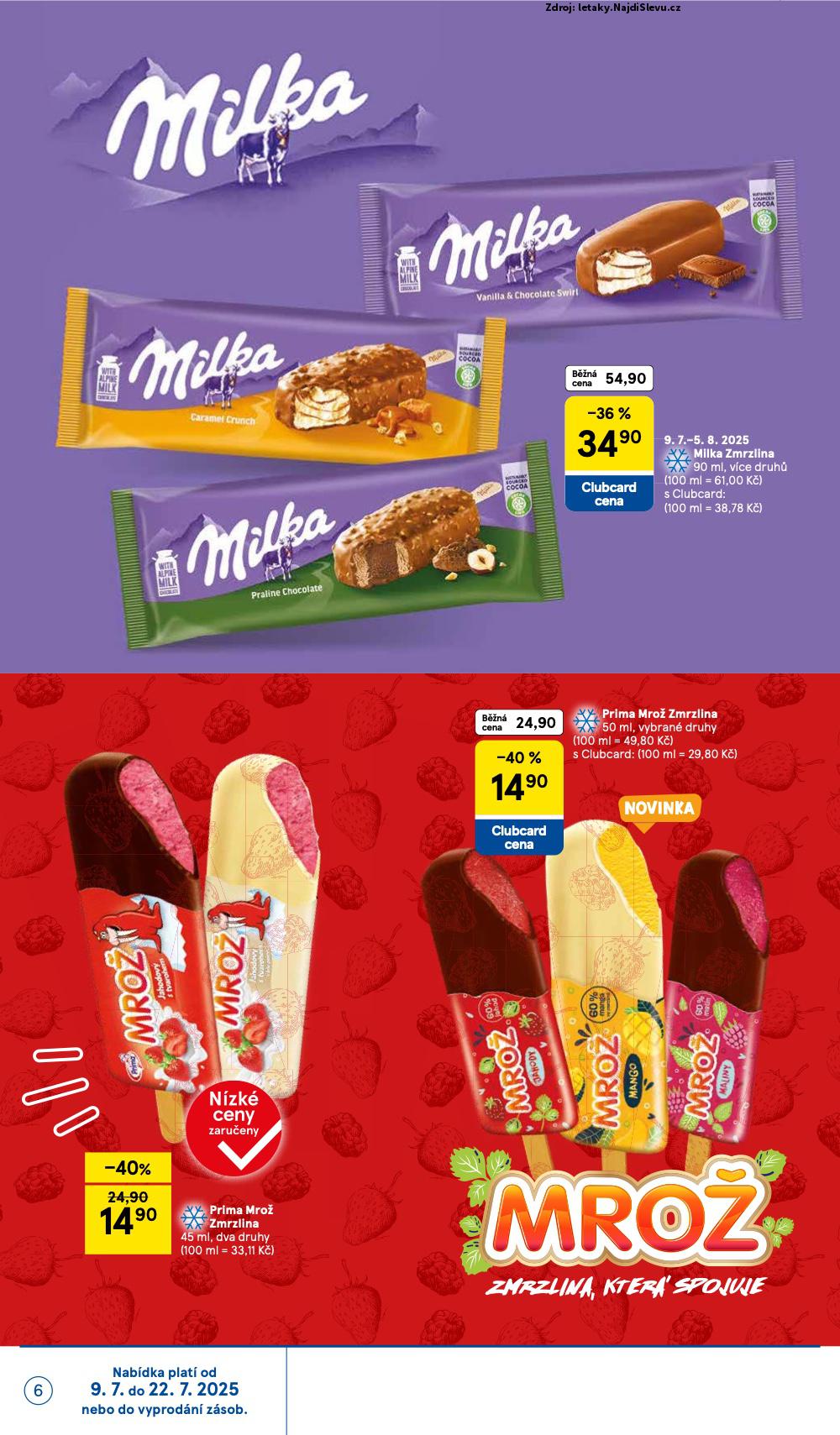 Strana 6 - letk Tesco (9. 7. - 5. 8. 2025)