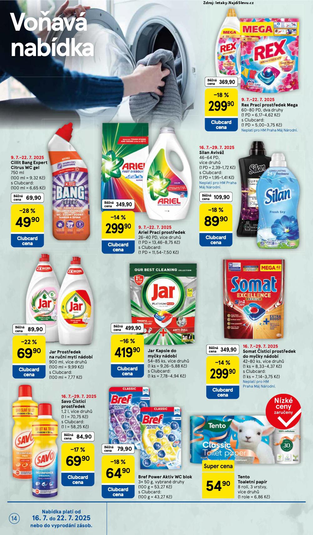 Strana 14 - leták Tesco (16. 7. - 22. 7. 2025)