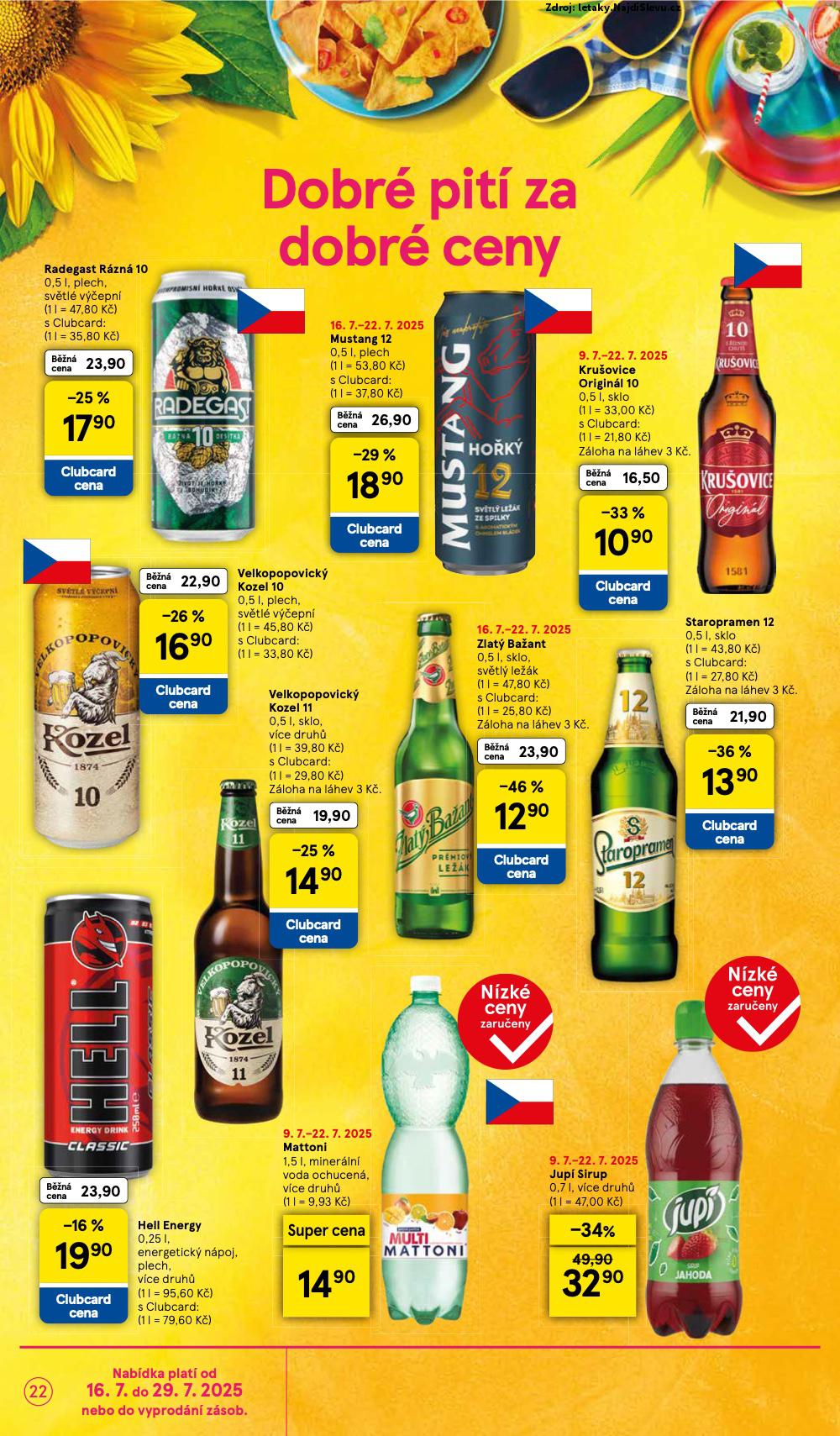 Strana 22 - letk Tesco (16. 7. - 22. 7. 2025)
