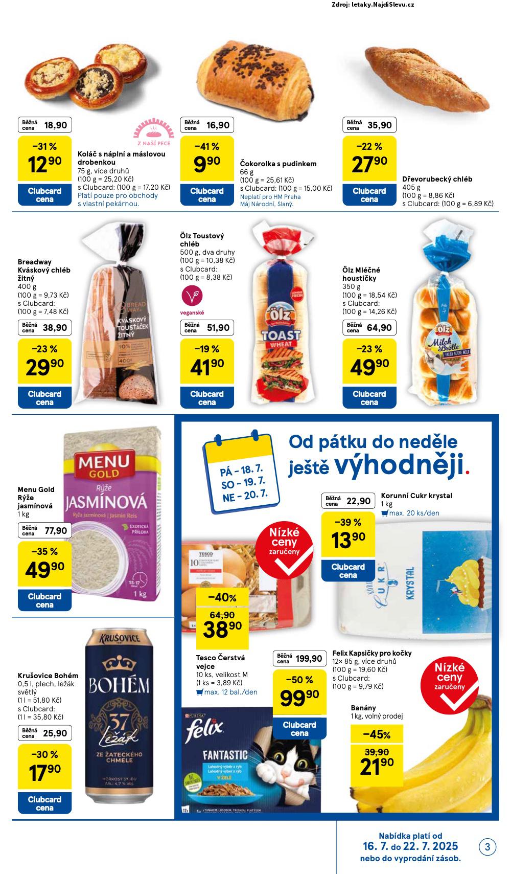 Strana 3 - letk Tesco (16. 7. - 22. 7. 2025)