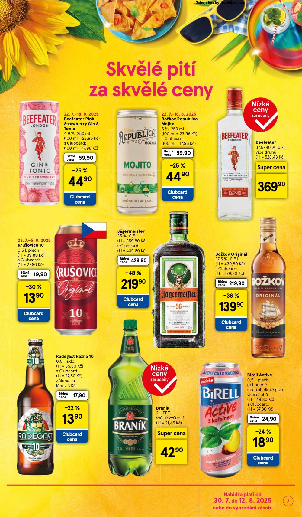 Strana 7 - letk Tesco (30. 7. - 5. 8. 2025)