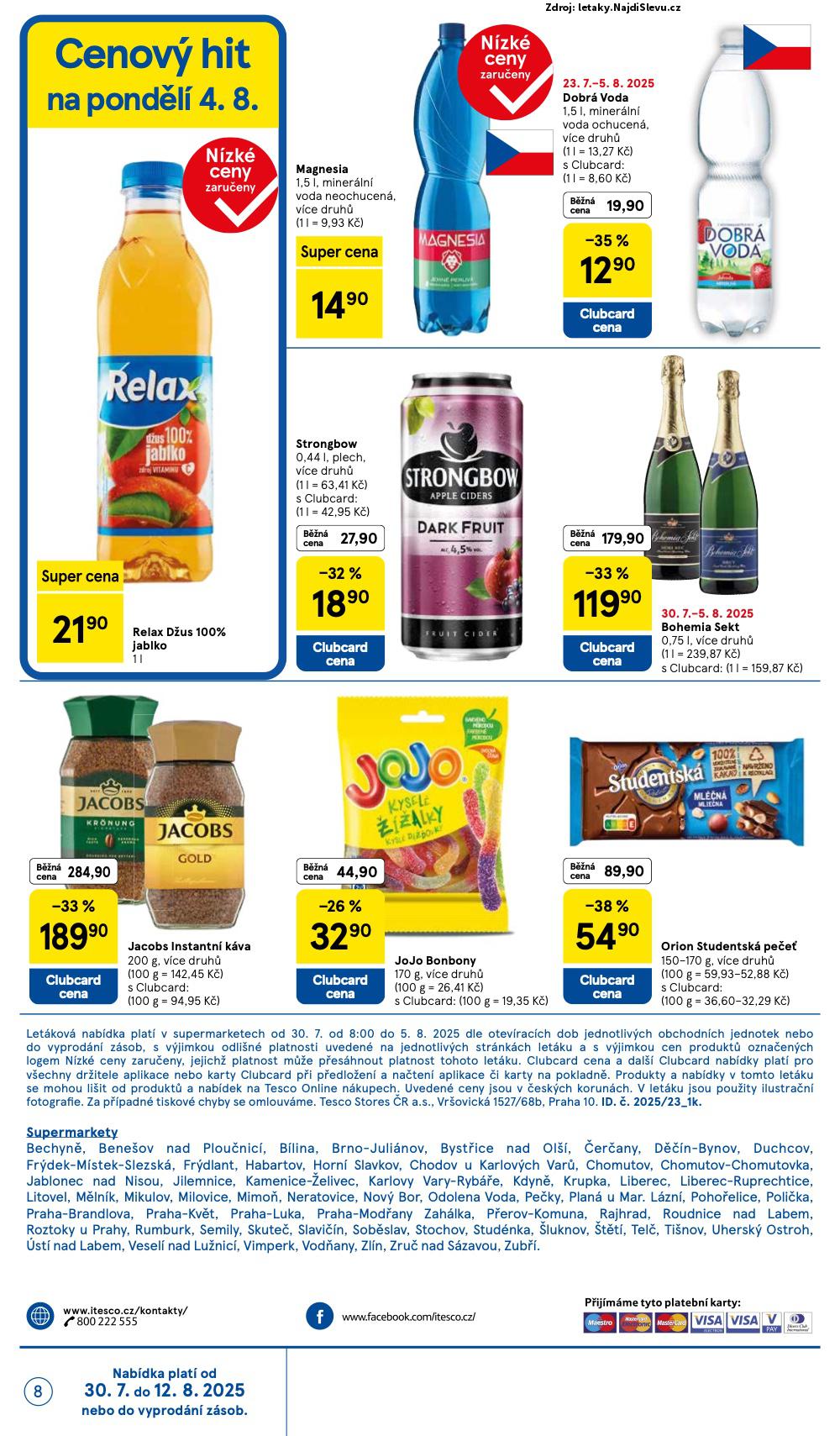 Strana 8 - letk Tesco (30. 7. - 5. 8. 2025)