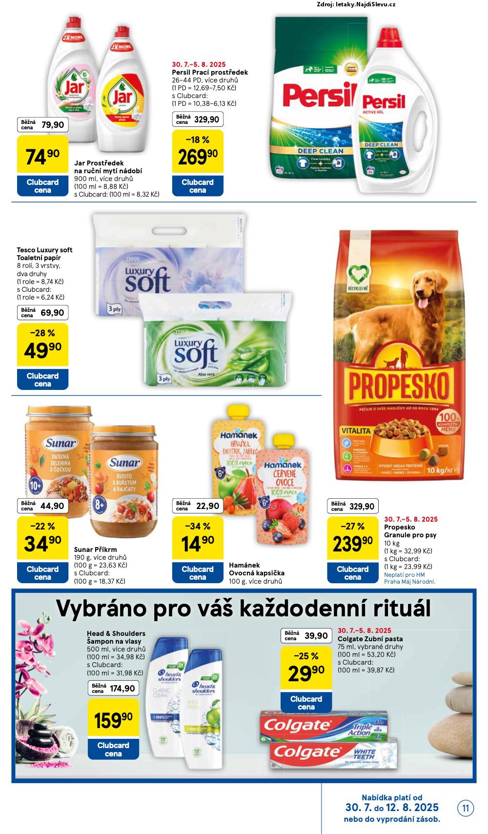 Strana 11 - letk Tesco (30. 7. - 5. 8. 2025)