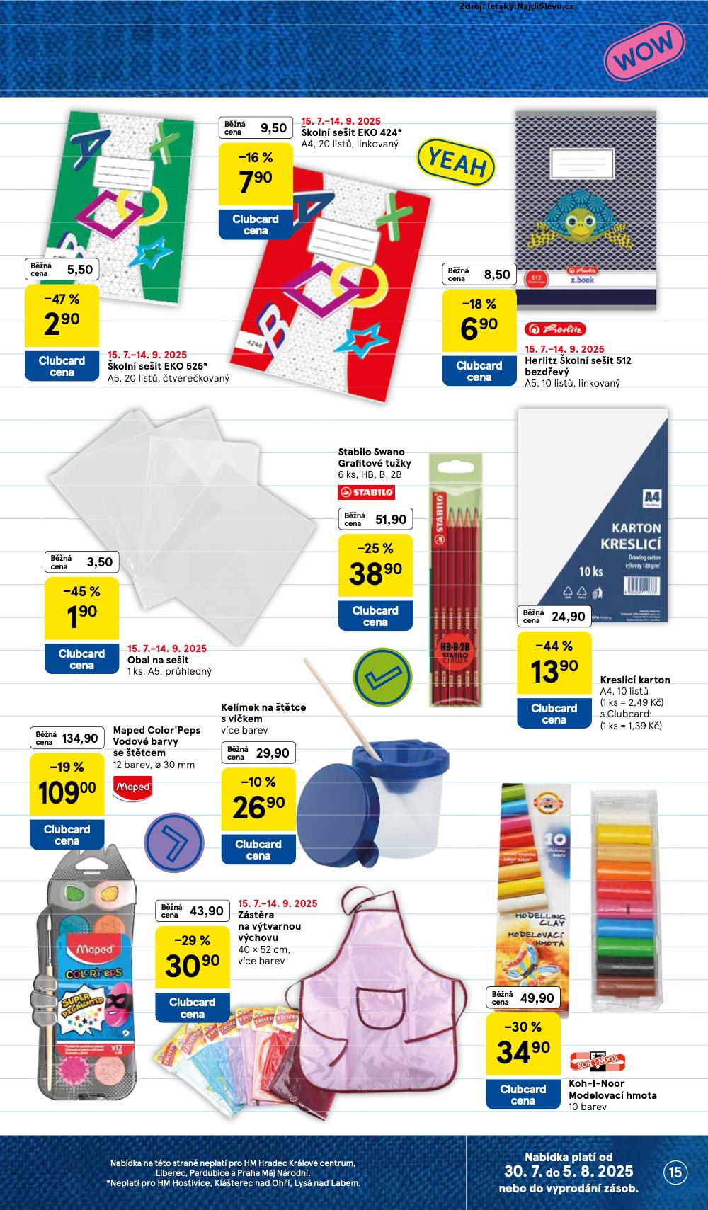 Strana 15 - letk Tesco (30. 7. - 5. 8. 2025)