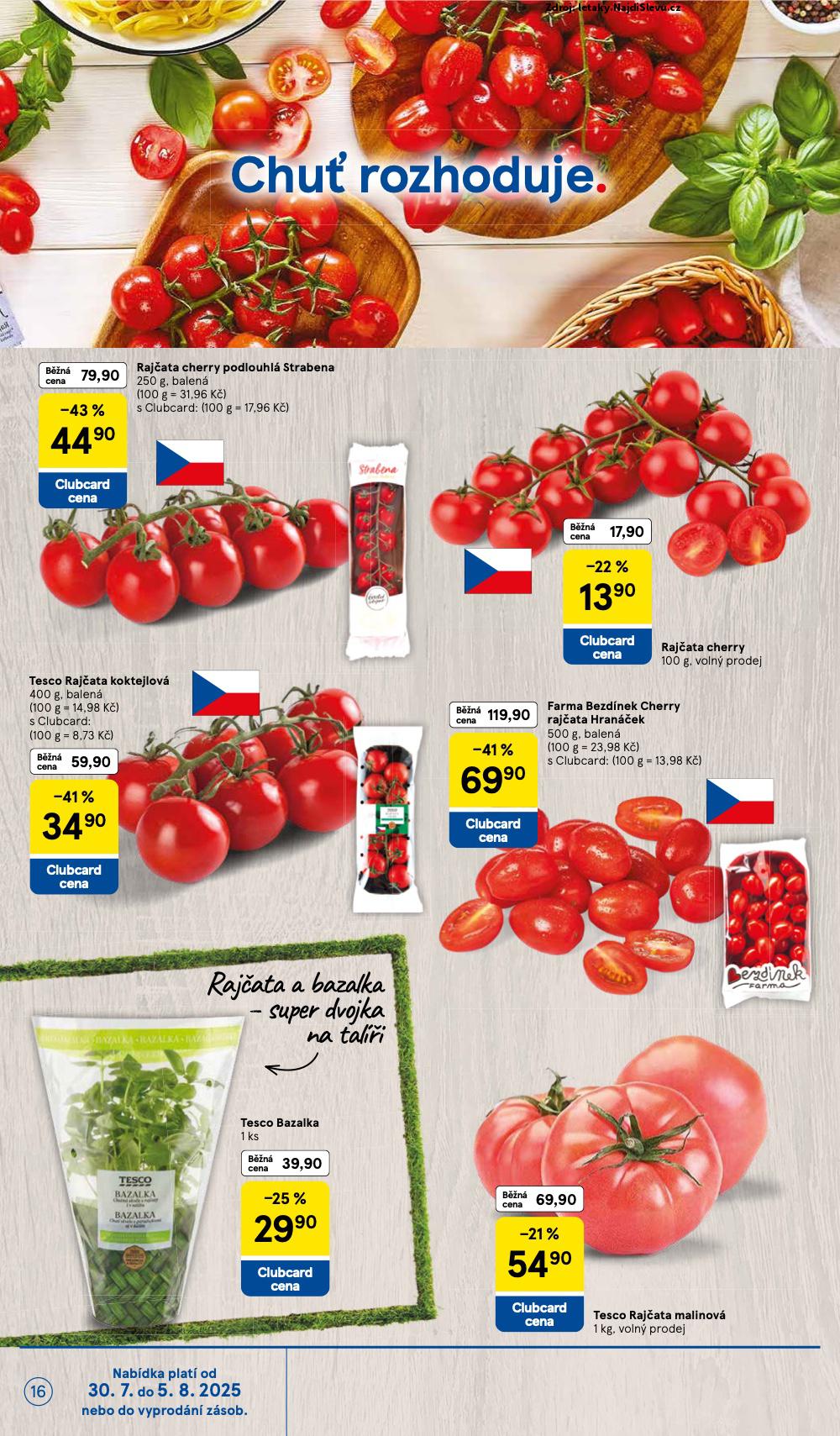 Strana 16 - letk Tesco (30. 7. - 5. 8. 2025)