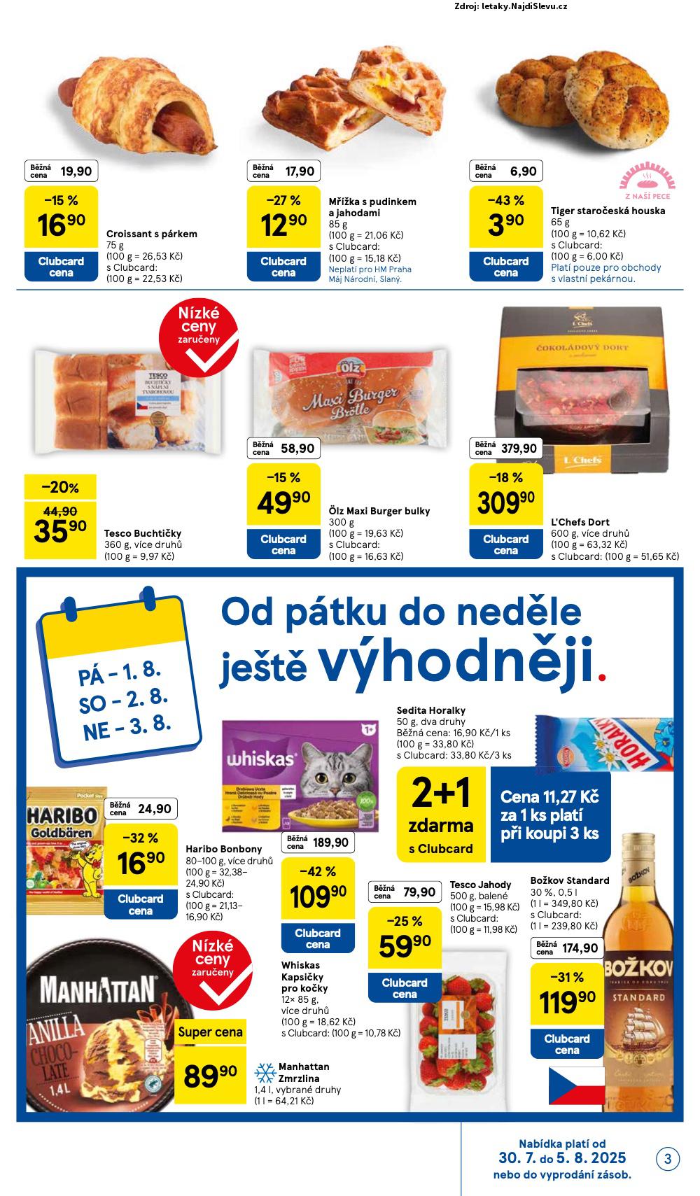 Strana 3 - letk Tesco (30. 7. - 5. 8. 2025)