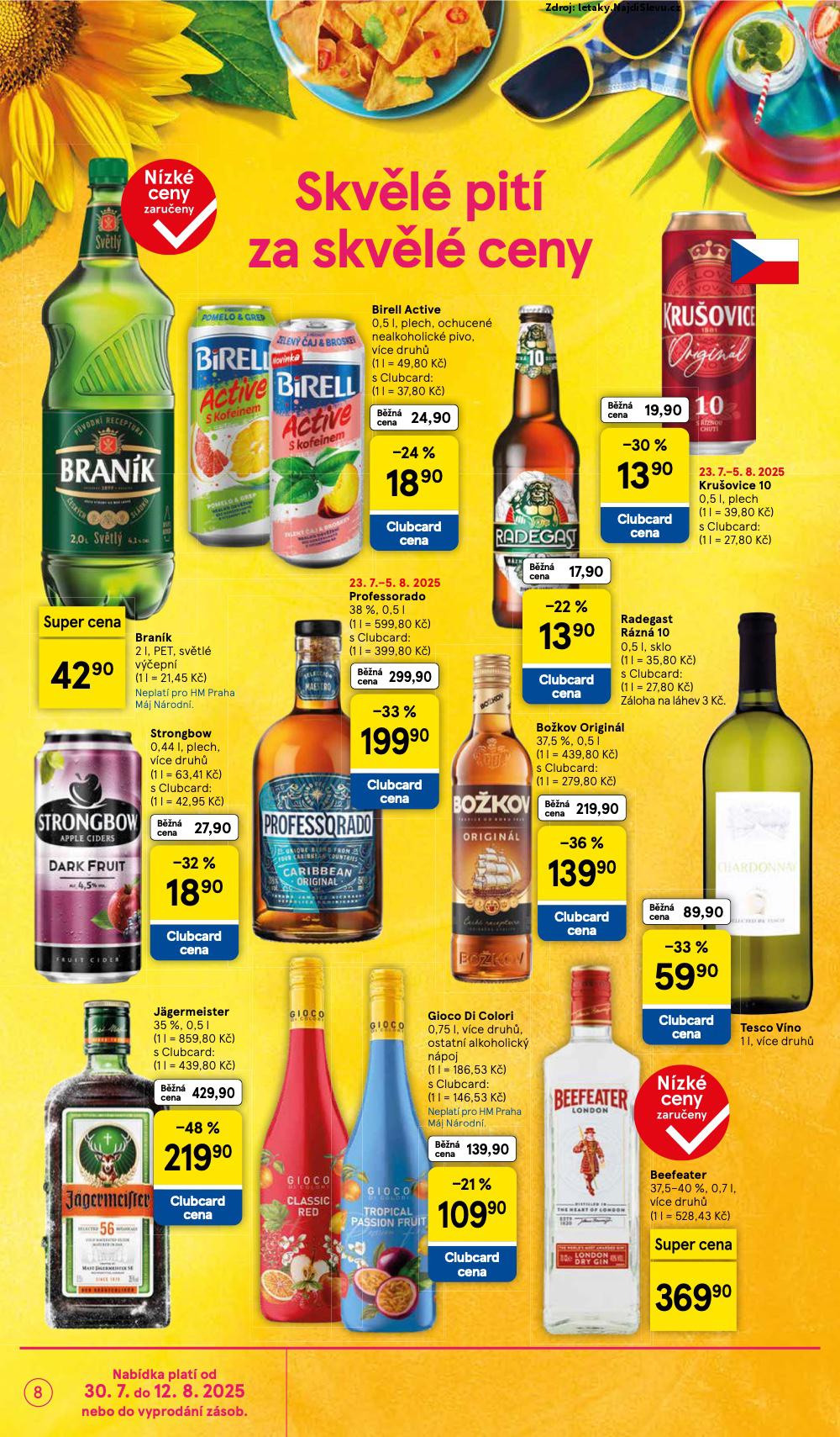 Strana 8 - letk Tesco (30. 7. - 5. 8. 2025)