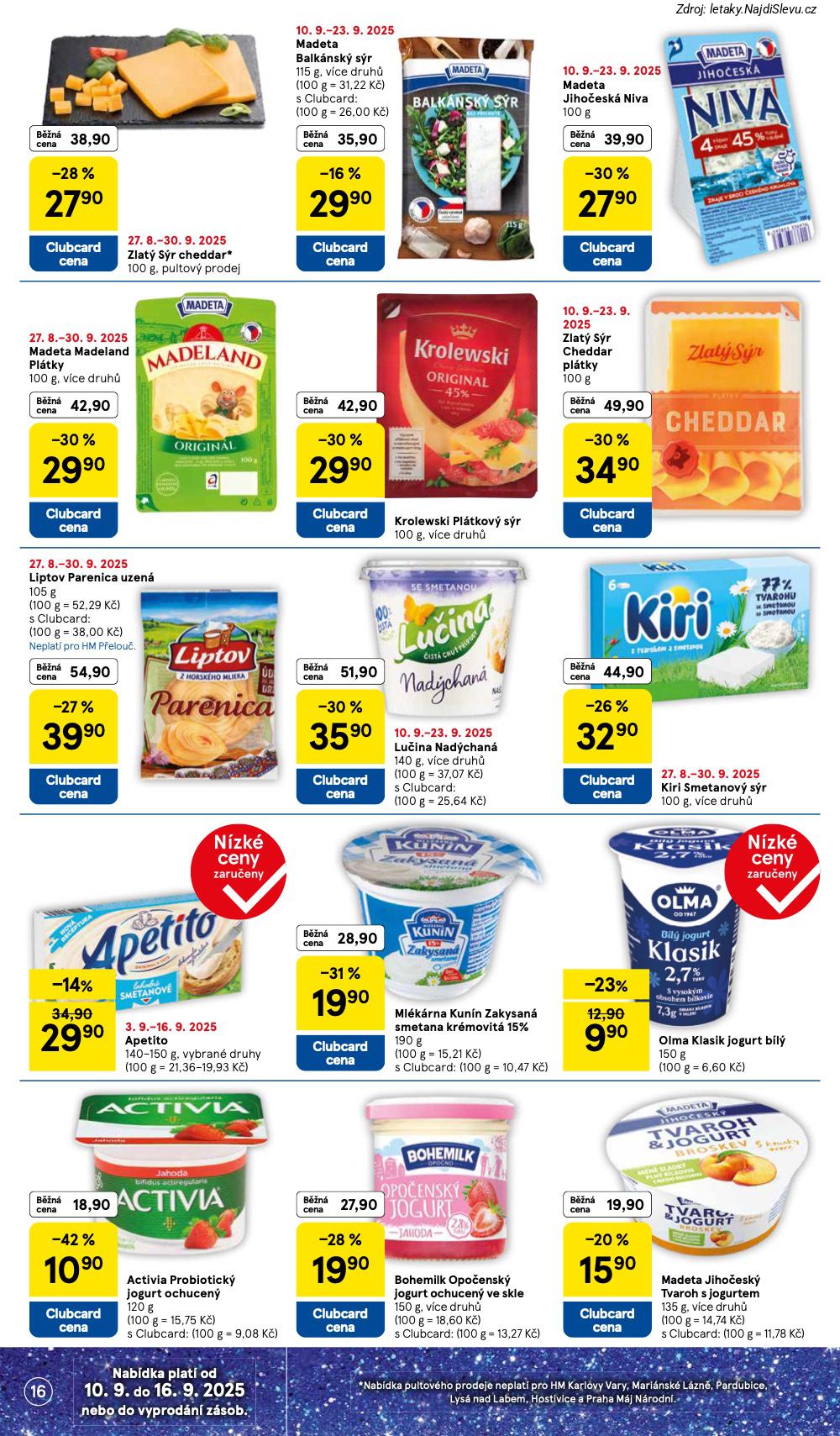 Letk Tesco (10. 9. - 16. 9. 2025) - strana 16 z 34