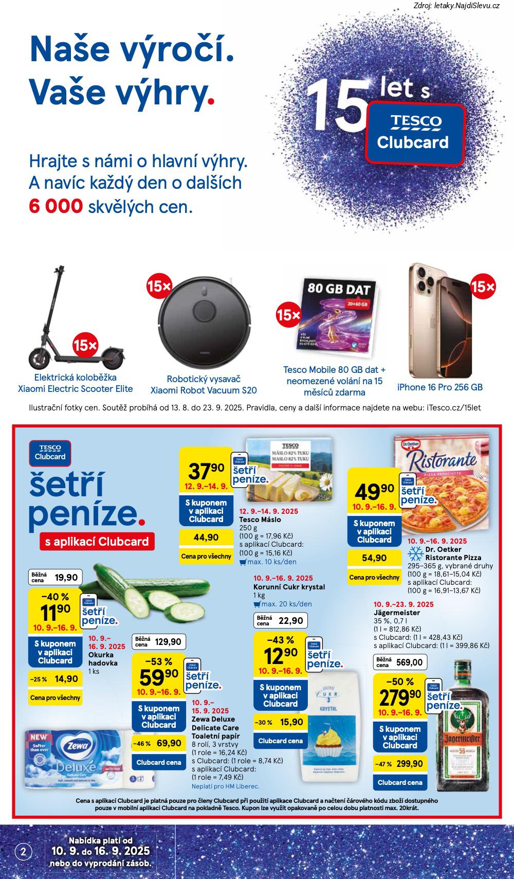 Letk Tesco (10. 9. - 16. 9. 2025) - strana 2 z 34