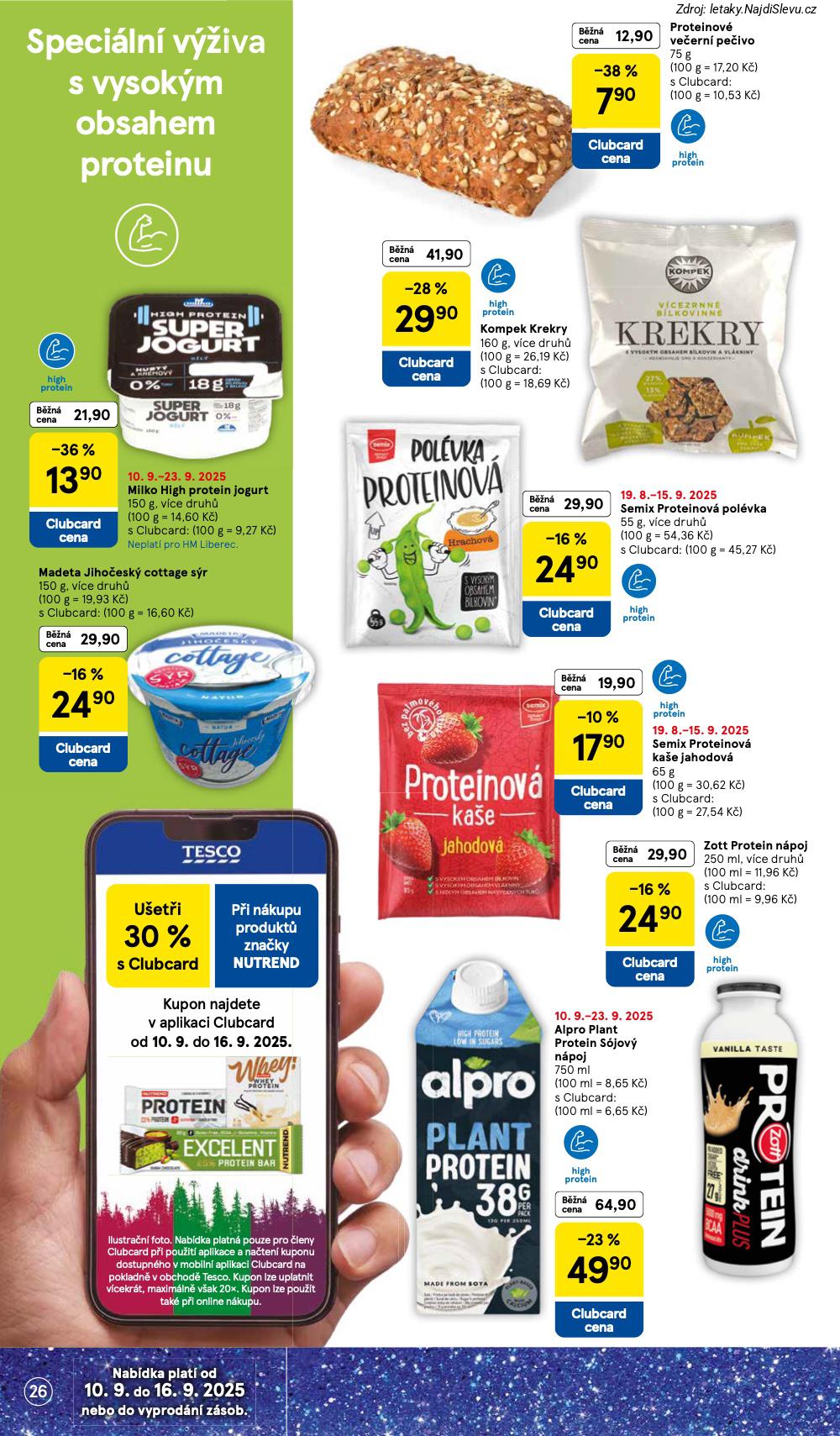 Strana 26 - leták Tesco (10. 9. - 16. 9. 2025)