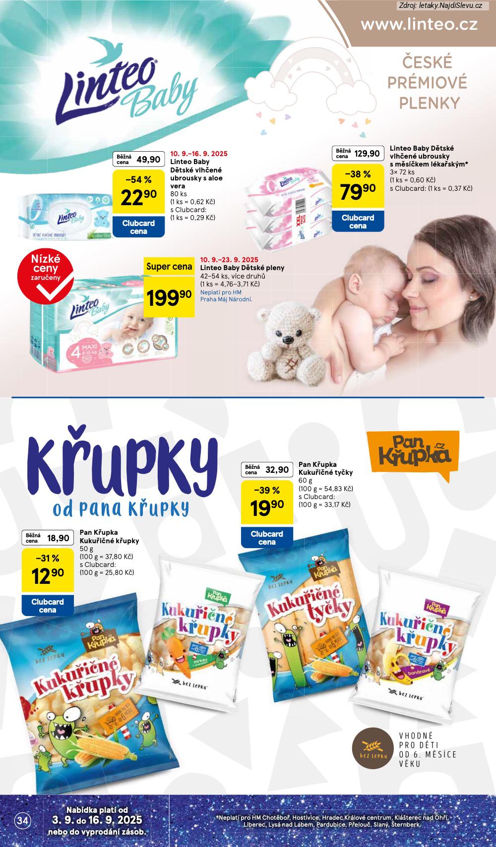 Strana 34 - leták Tesco (10. 9. - 16. 9. 2025)