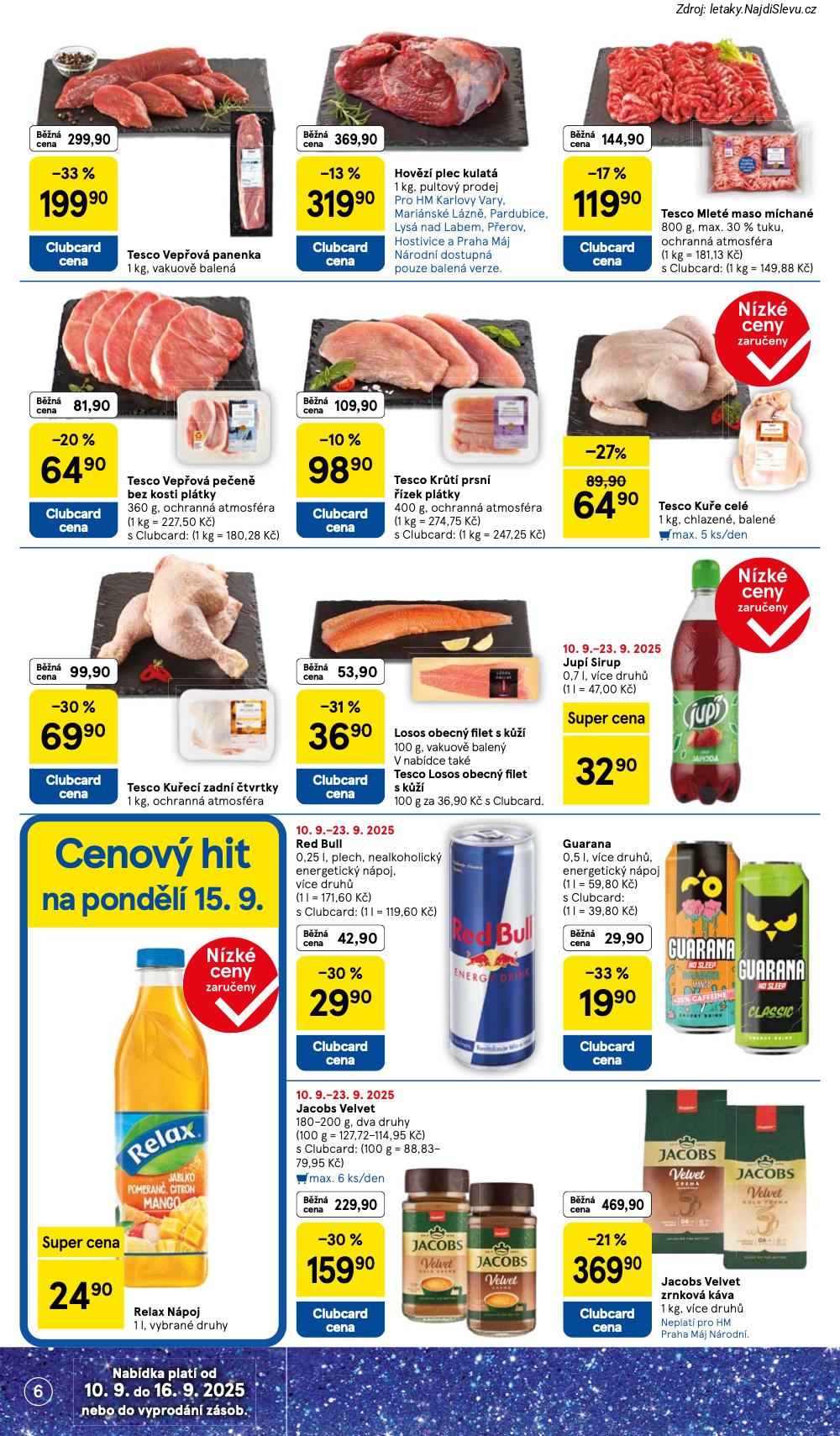 Strana 6 - leták Tesco (10. 9. - 16. 9. 2025)