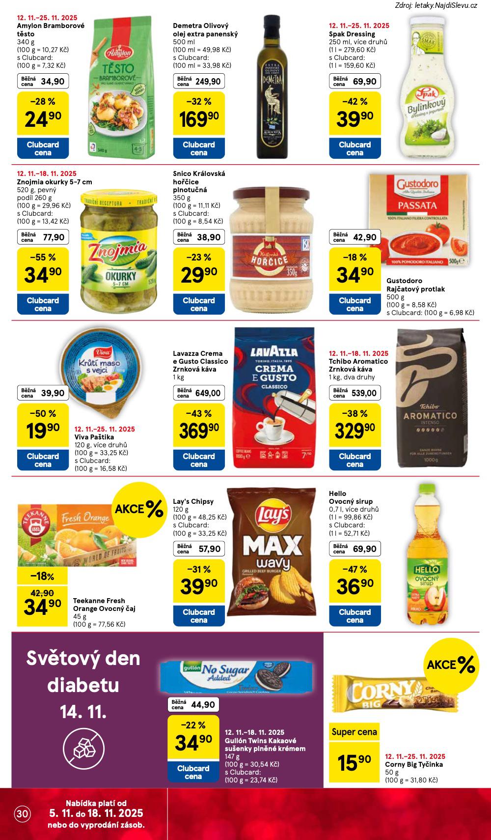 Strana 30 - let�k Tesco (12. 11. - 18. 11. 2025)