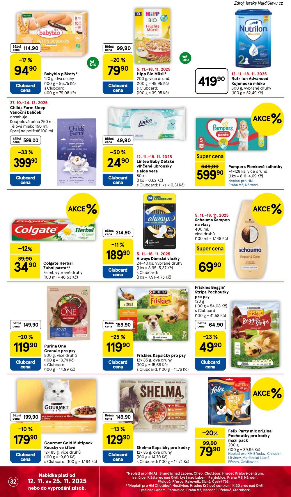 Strana 32 - leták Tesco (12. 11. - 18. 11. 2025)