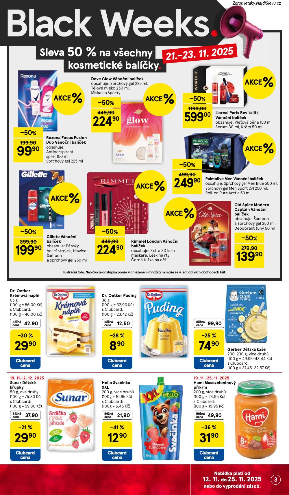 Let�k Tesco  Supermarkety (19. 11. - 25. 11. 2025) - str. 3