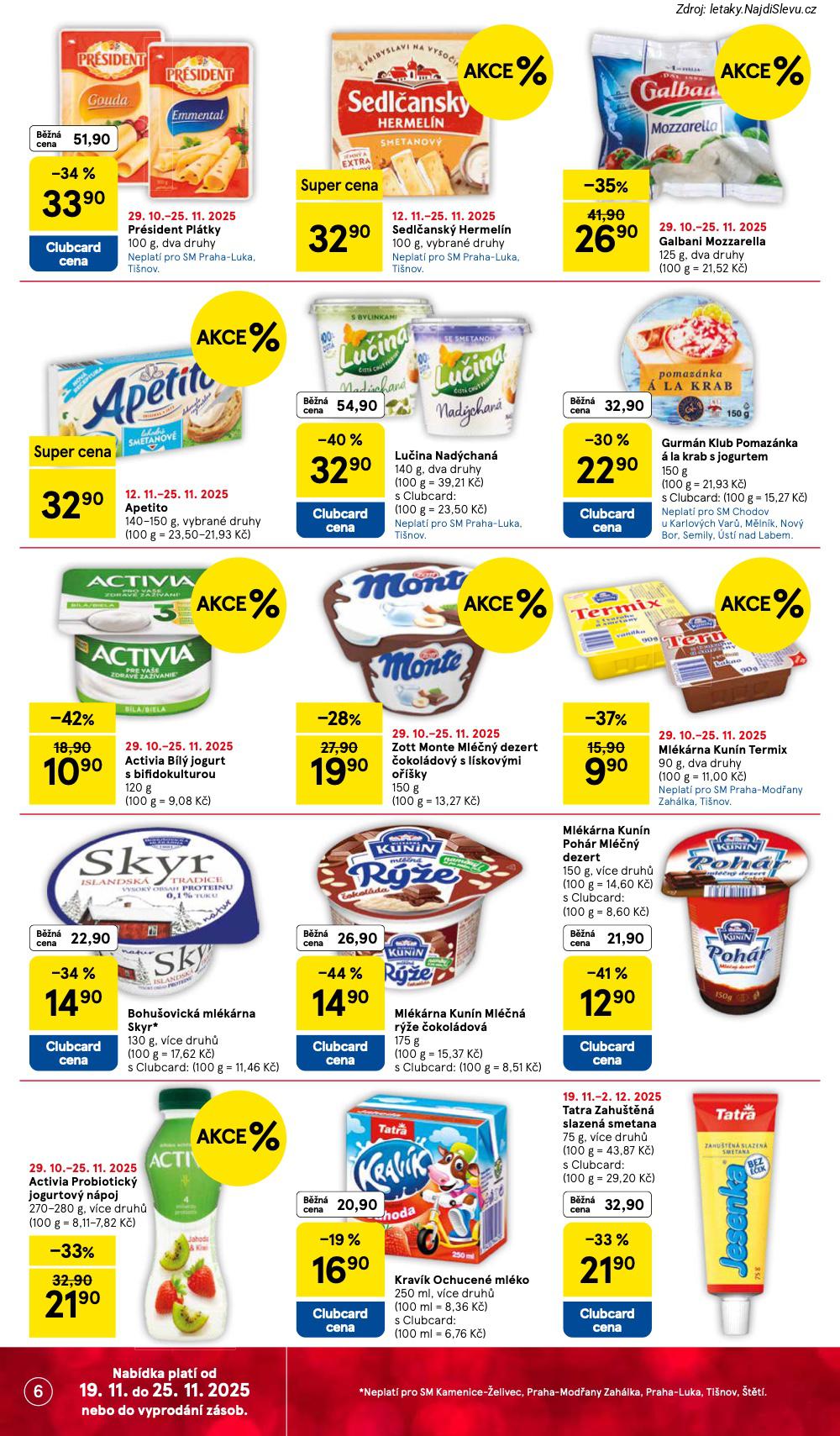 Let�k Tesco  Supermarkety (19. 11. - 25. 11. 2025) - str. 6