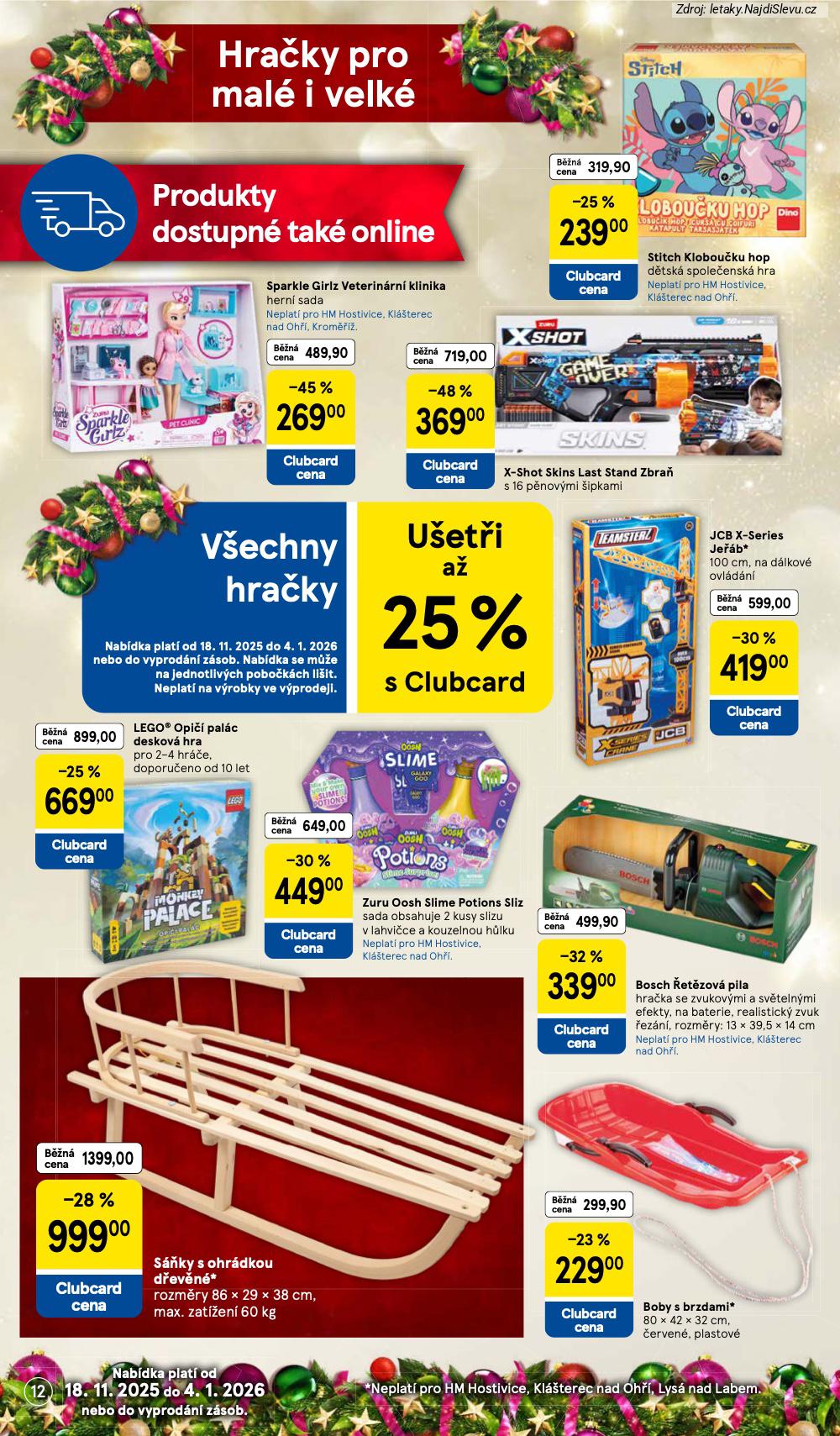 Let�k Tesco (25. 11. - 24. 12. 2025) - strana 12 z 44