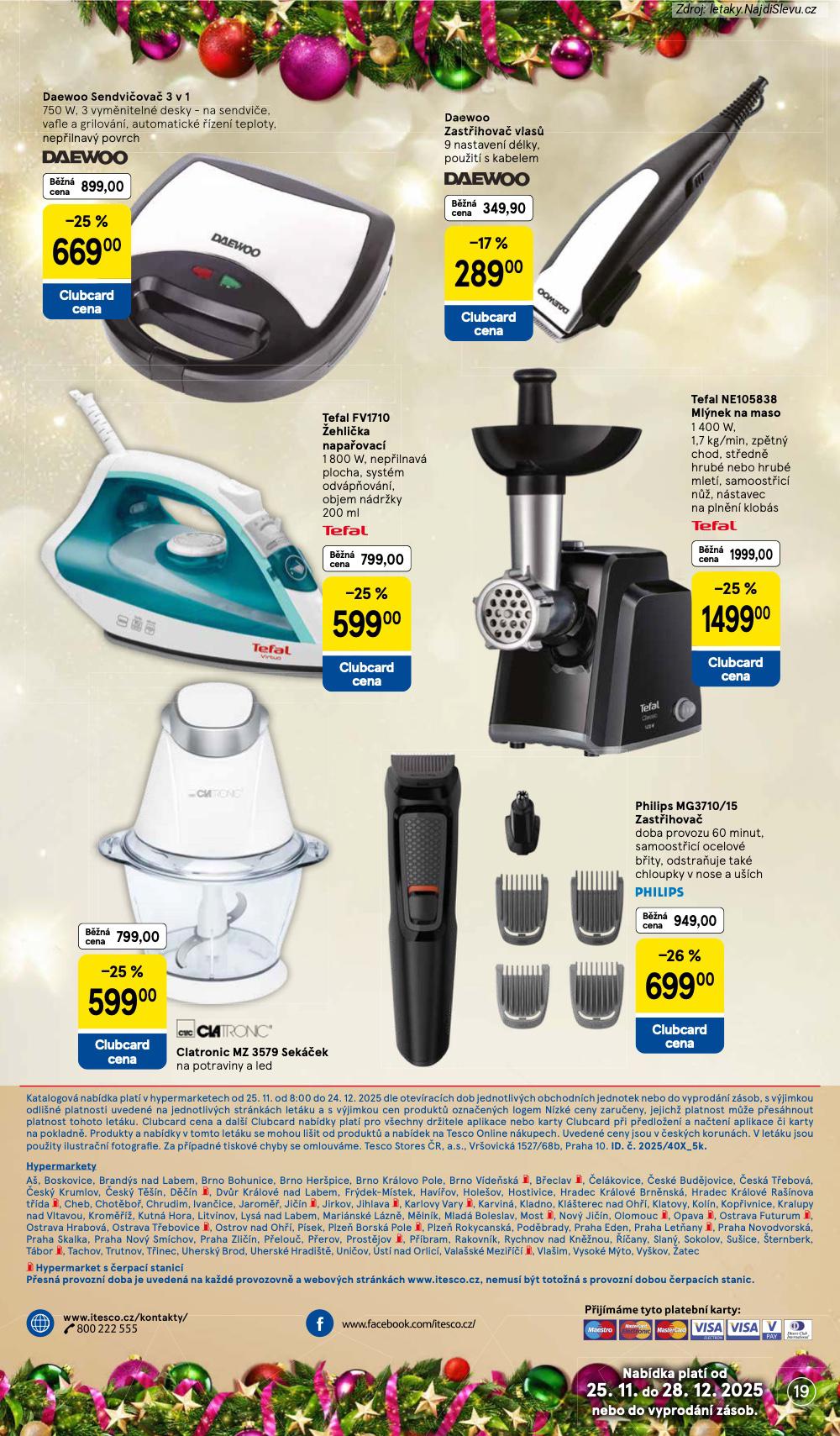 Let�k Tesco (25. 11. - 24. 12. 2025) - strana 19 z 44