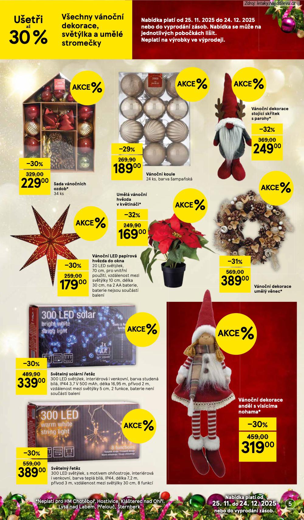 Let�k Tesco (25. 11. - 24. 12. 2025) - strana 5 z 44