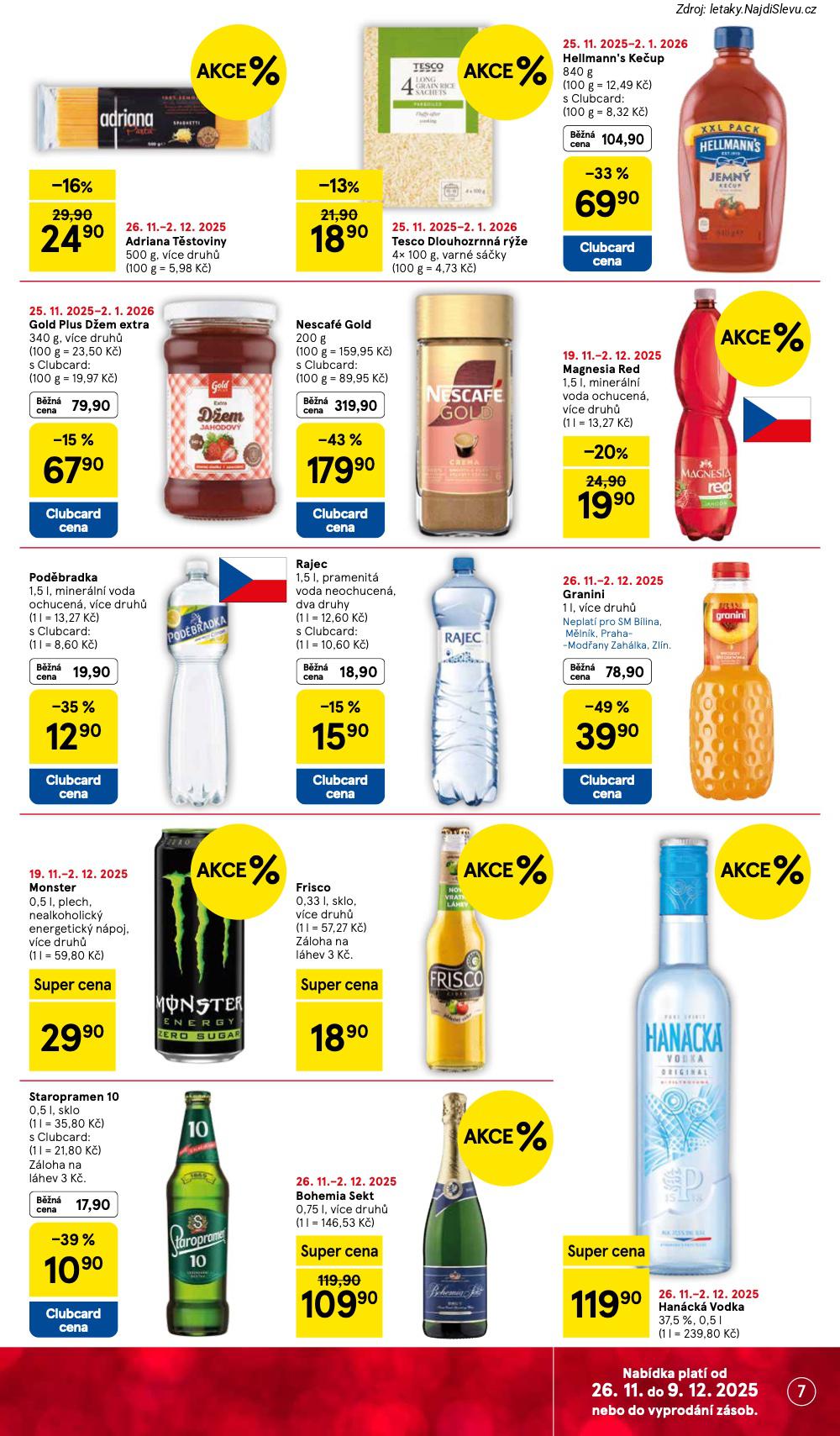 Let�k Tesco  Supermarkety (26. 11. - 2. 12. 2025) - str. 7