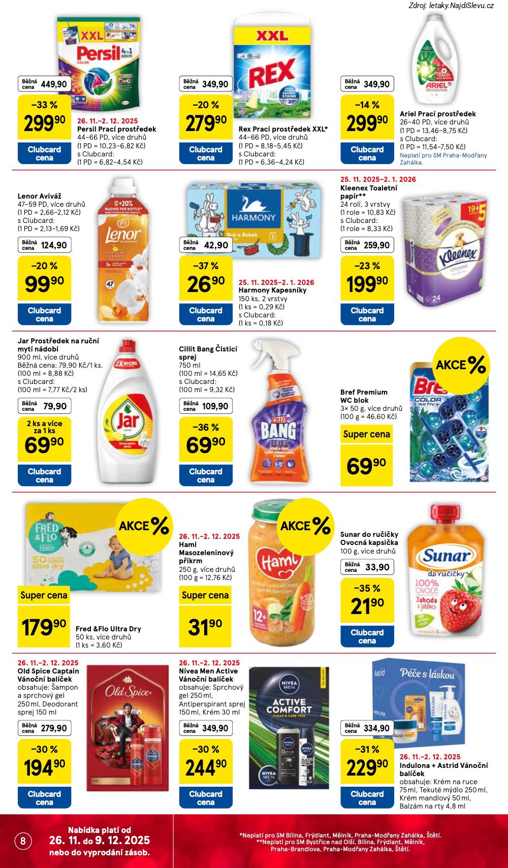 Let�k Tesco  Supermarkety (26. 11. - 2. 12. 2025) - str. 8