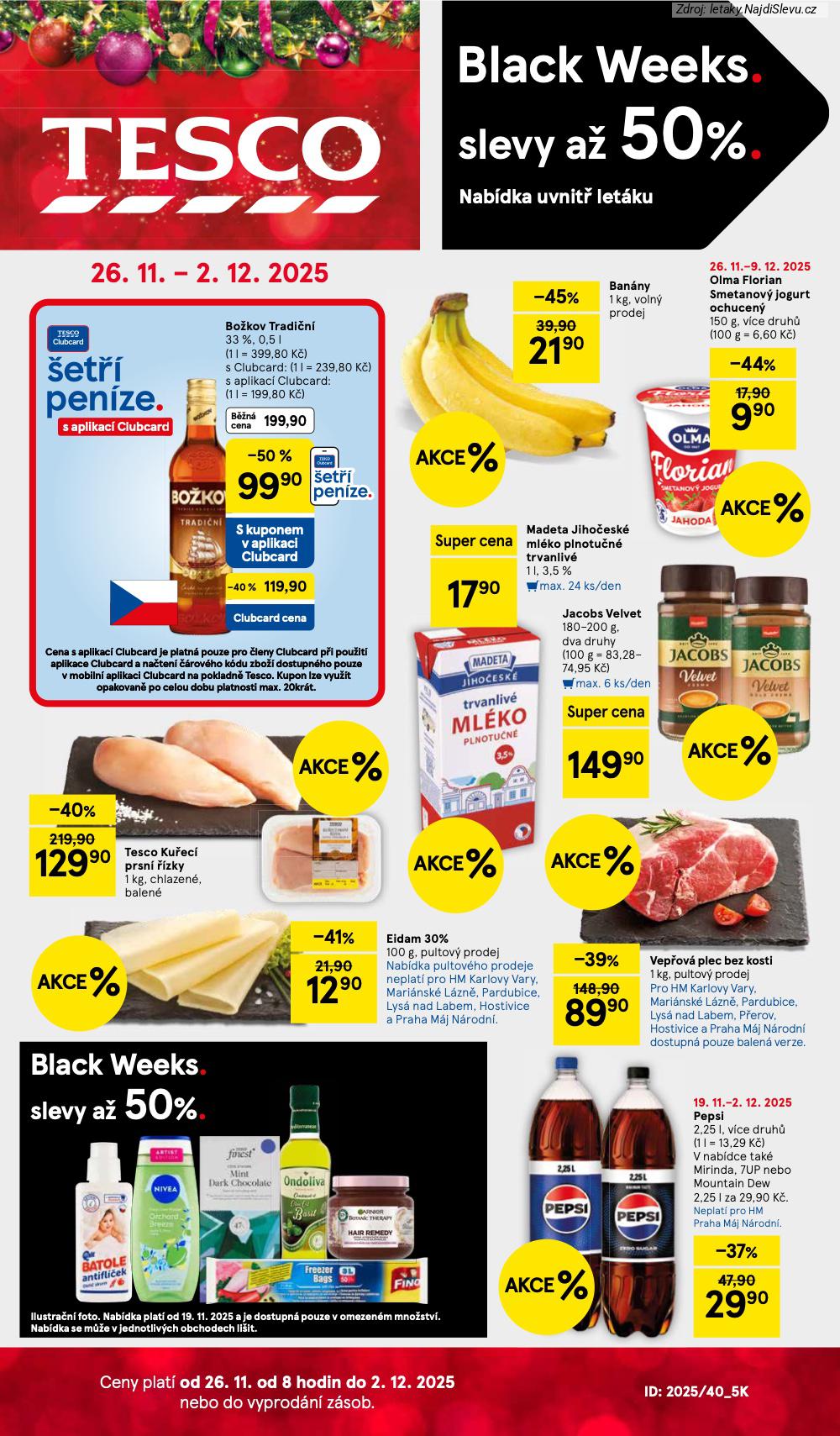 Let�k Tesco  Hypermarkety (26. 11. - 2. 12. 2025) - str. 1