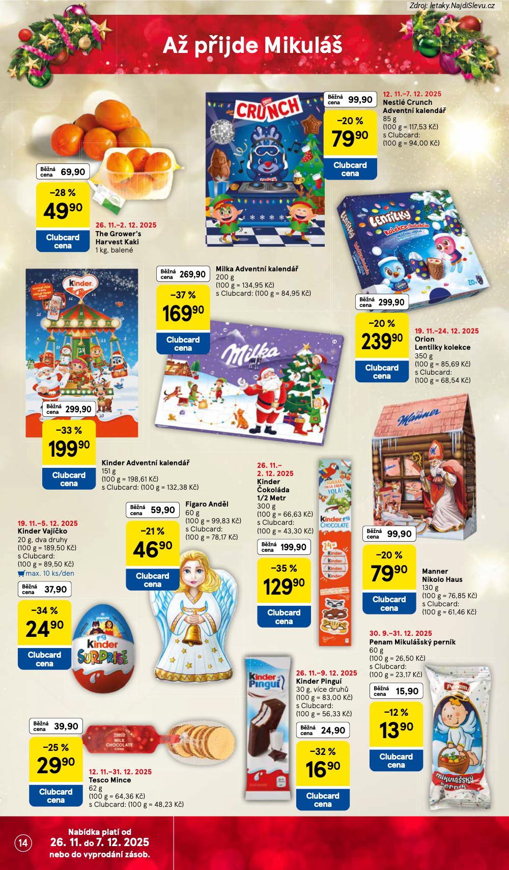 Let�k Tesco  Hypermarkety (26. 11. - 2. 12. 2025) - str. 14