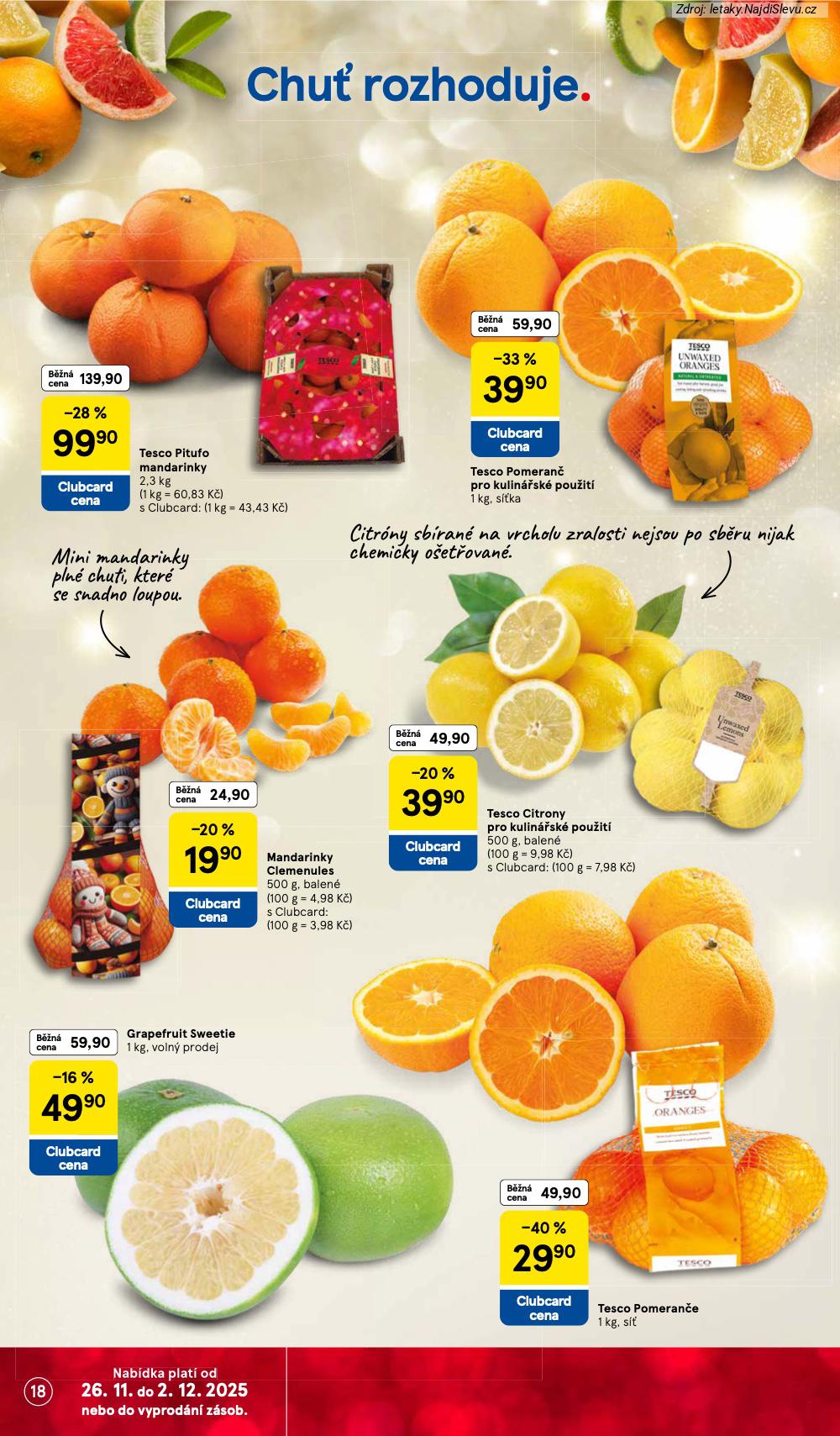 Let�k Tesco  Hypermarkety (26. 11. - 2. 12. 2025) - str. 18