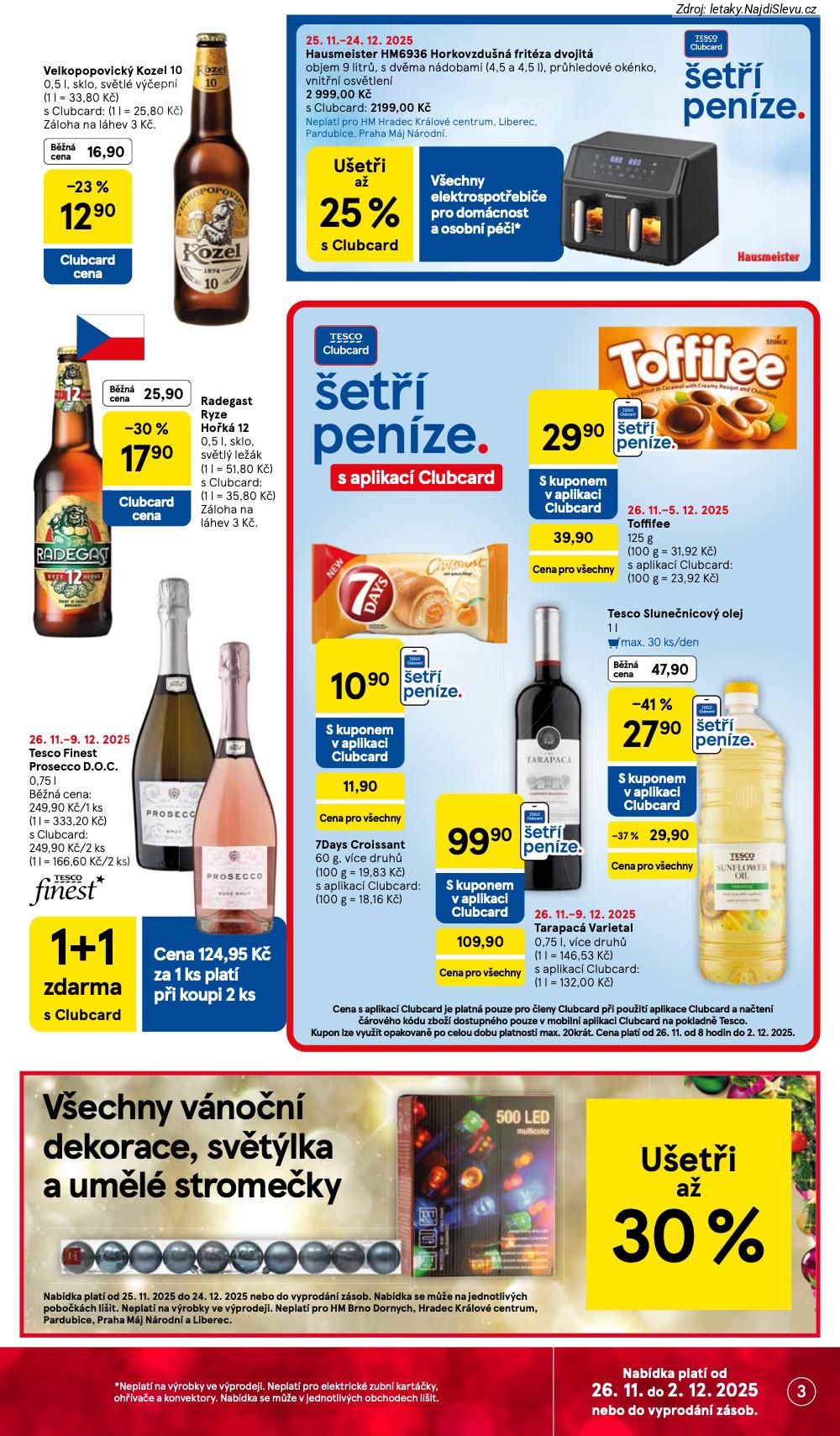 Let�k Tesco  Hypermarkety (26. 11. - 2. 12. 2025) - str. 3