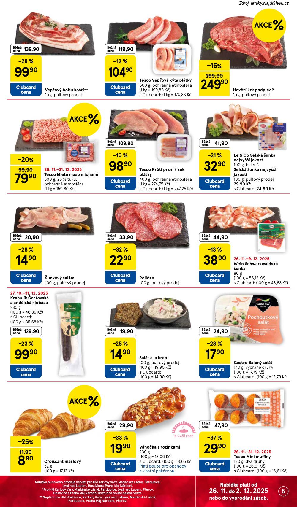 Let�k Tesco  Hypermarkety (26. 11. - 2. 12. 2025) - str. 5