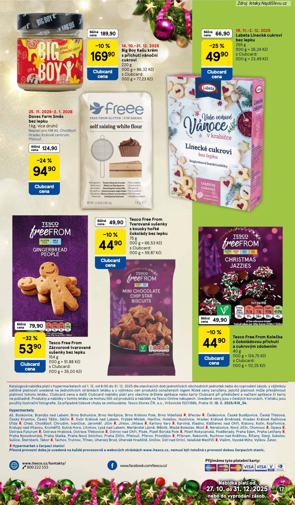 Let�k Tesco (1. 12. - 31. 12. 2025) - strana 17 z 28