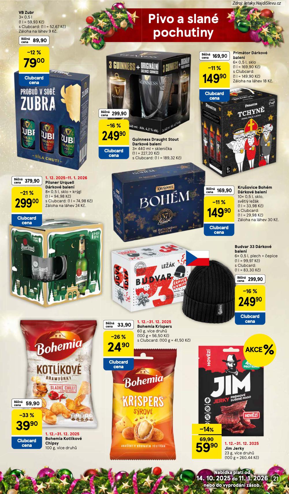 Let�k Tesco (1. 12. - 31. 12. 2025) - strana 21 z 28