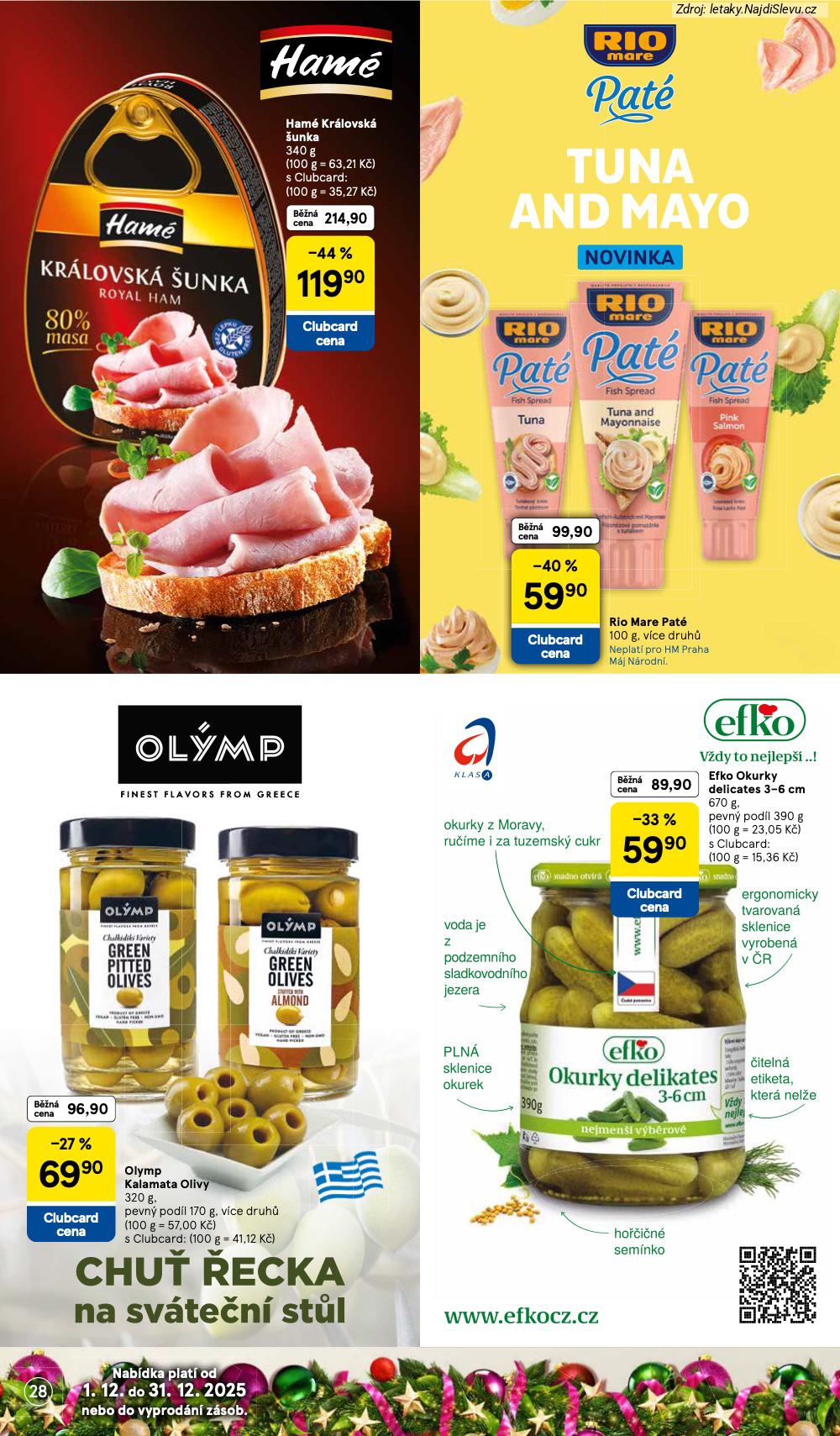 Let�k Tesco (1. 12. - 31. 12. 2025) - strana 28 z 28