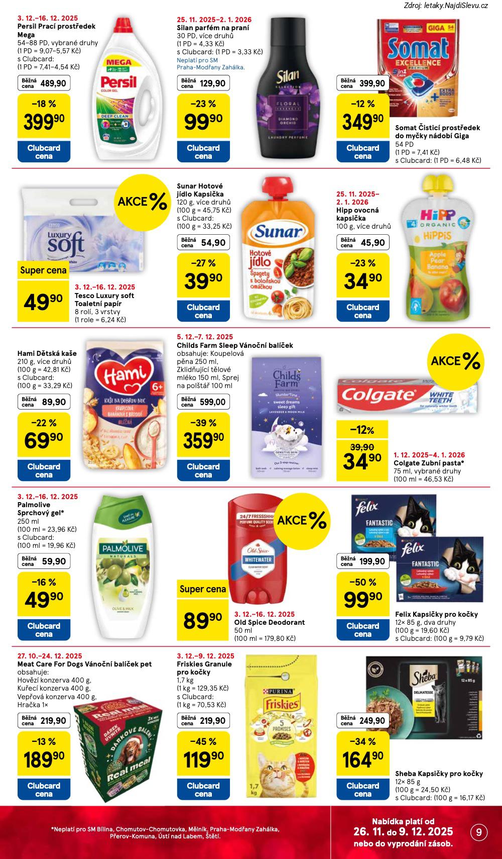 Let�k Tesco (3. 12. - 9. 12. 2025) - strana 9 z 10