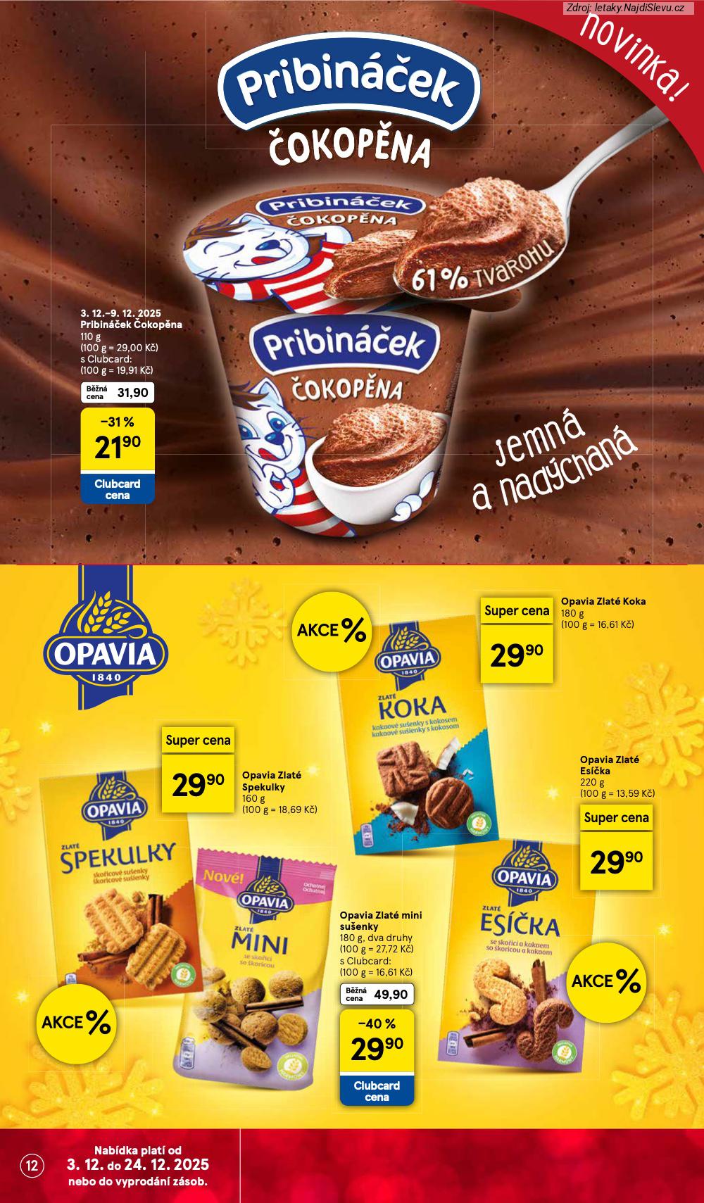 Let�k Tesco (3. 12. - 9. 12. 2025) - strana 12 z 44