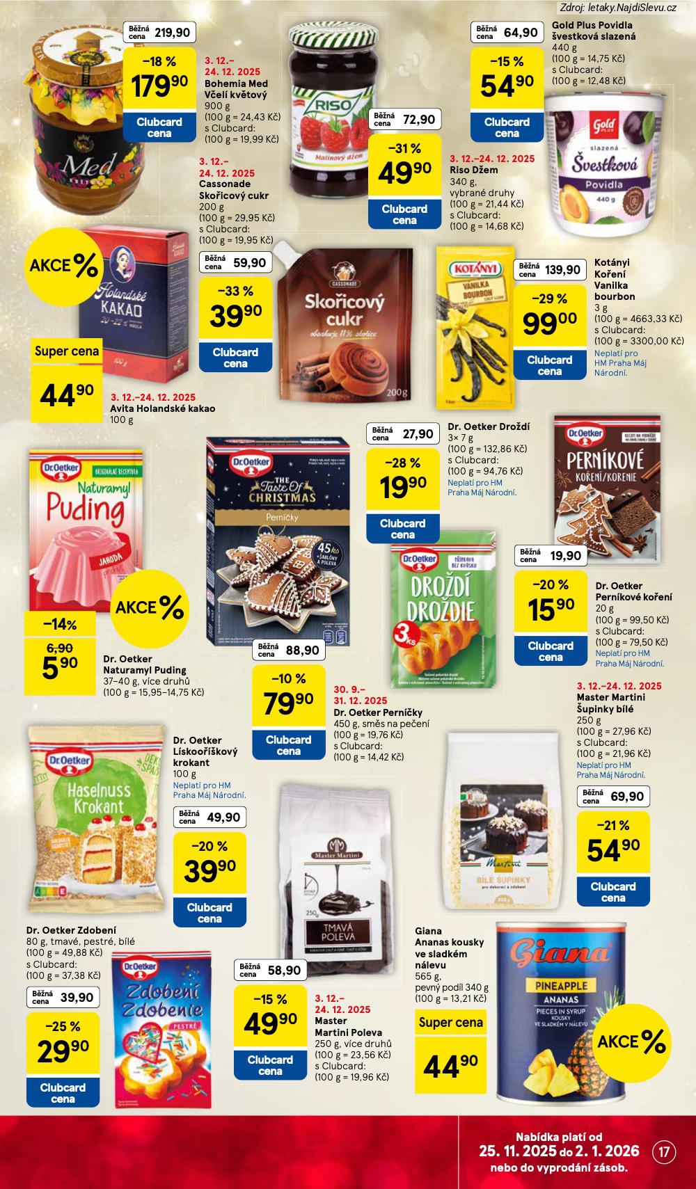 Let�k Tesco (3. 12. - 9. 12. 2025) - strana 17 z 44