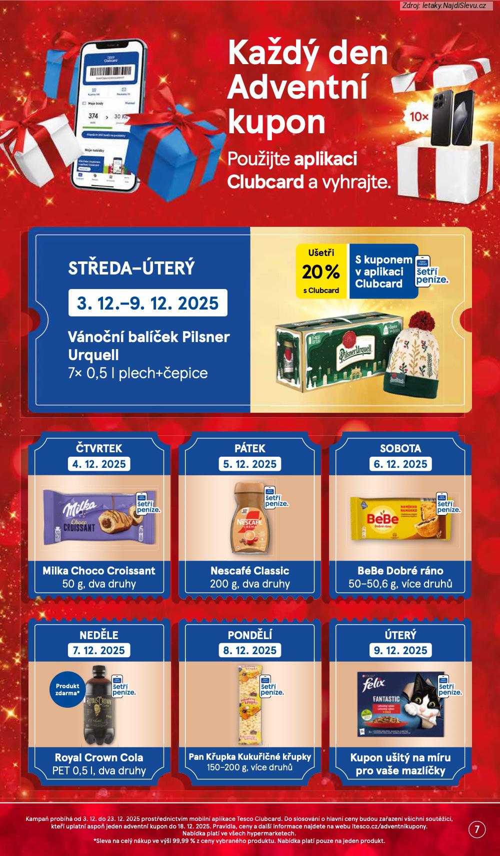 Let�k Tesco (3. 12. - 9. 12. 2025) - strana 7 z 44