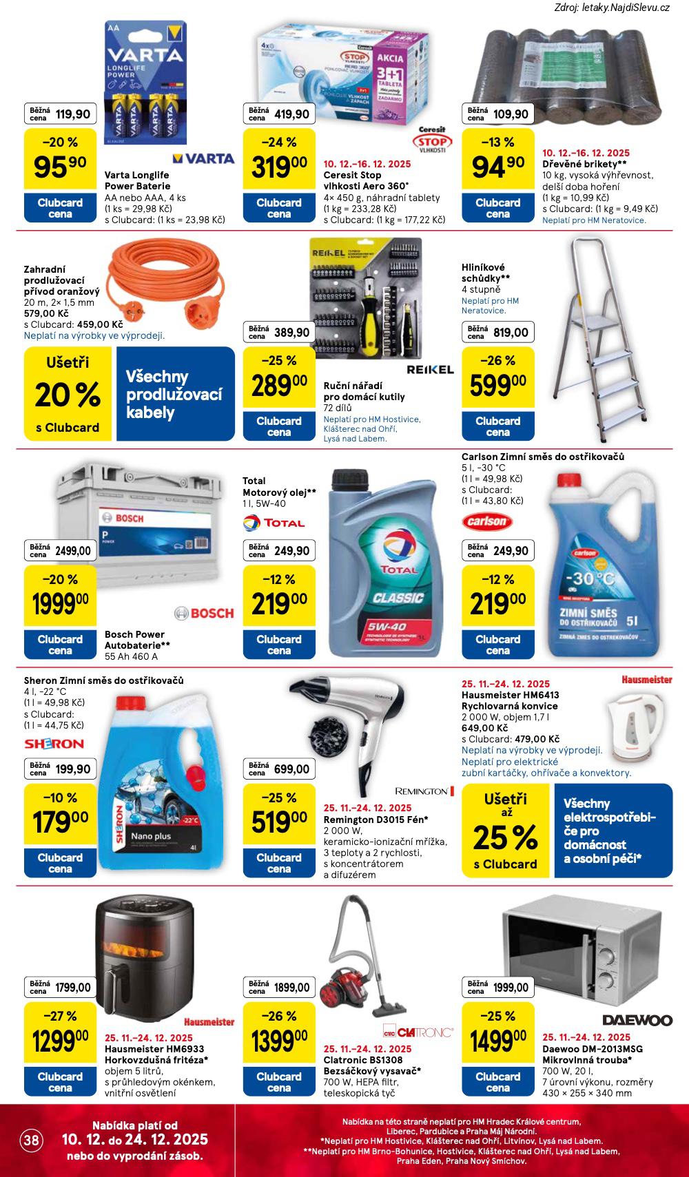 Strana 38 - let�k Tesco (10. 12. - 16. 12. 2025)