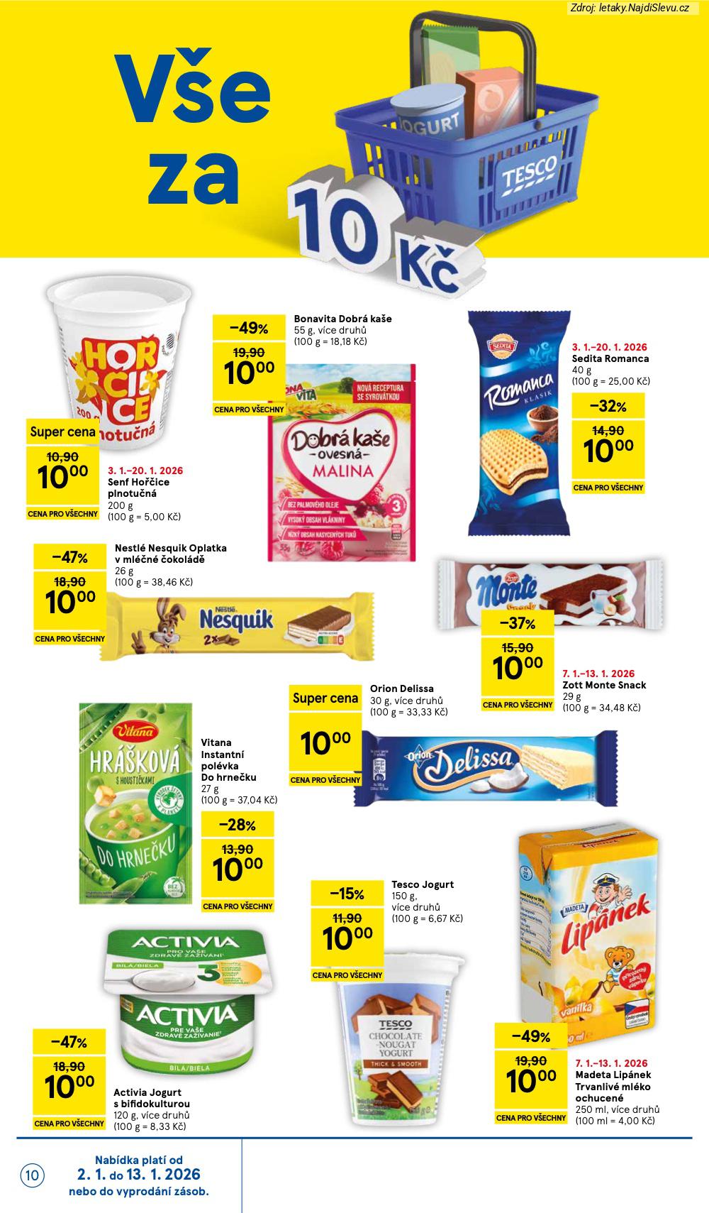 Let�k Tesco (7. 1. - 13. 1. 2026) - strana 10 z 10