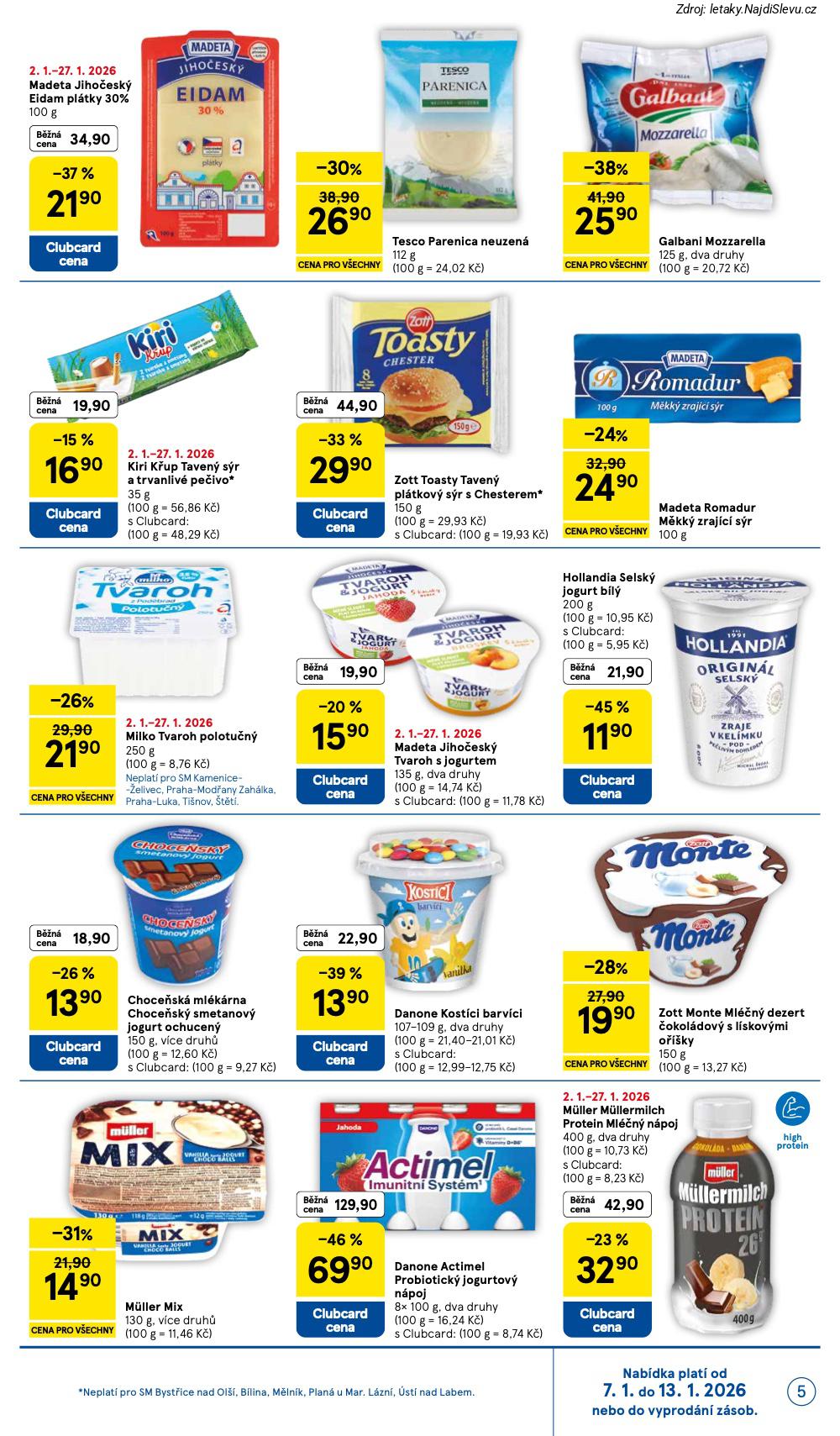 Let�k Tesco (7. 1. - 13. 1. 2026) - strana 5 z 10