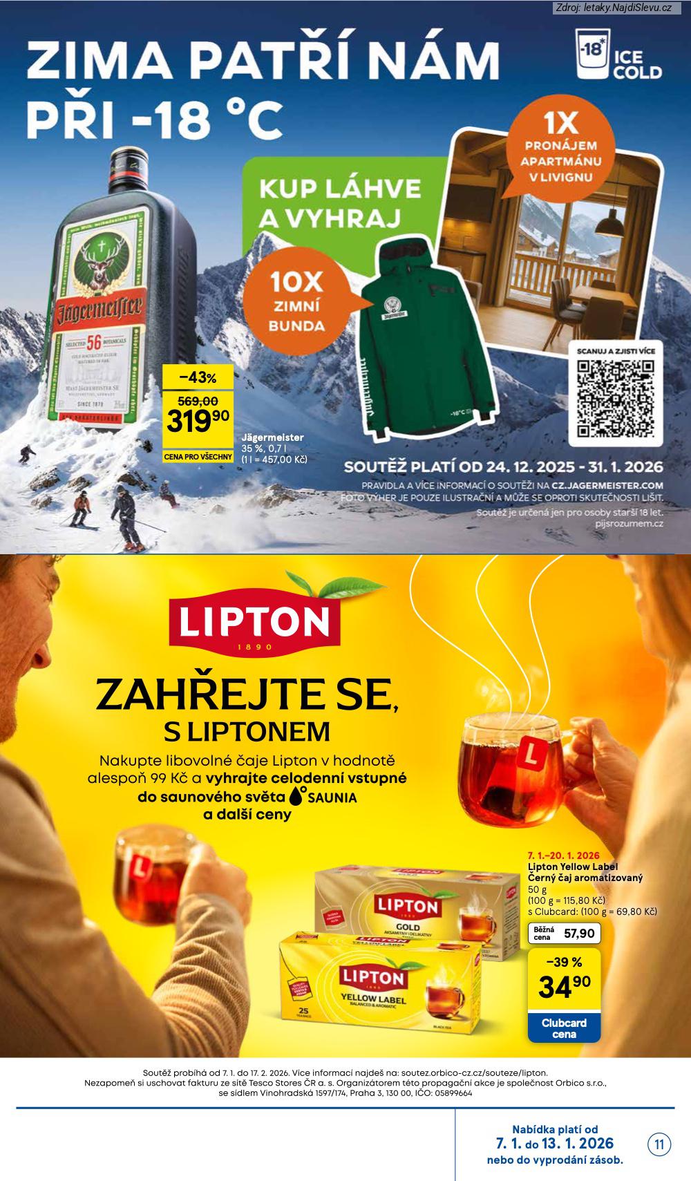 Strana 11 - let�k Tesco (7. 1. - 13. 1. 2026)