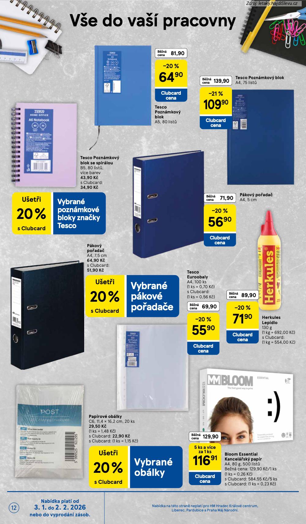 Let�k Tesco (7. 1. - 13. 1. 2026) - strana 12 z 23