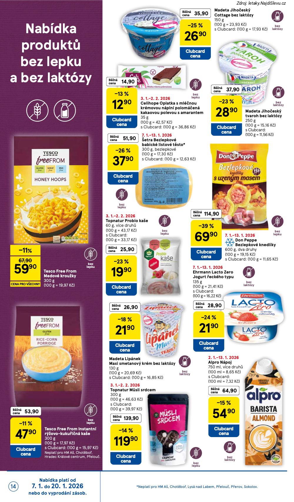 Let�k Tesco (7. 1. - 13. 1. 2026) - strana 14 z 23