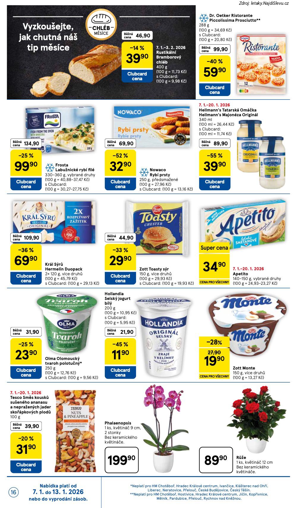 Strana 16 - let�k Tesco (7. 1. - 13. 1. 2026)