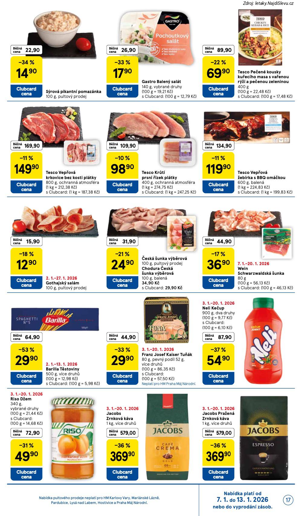 Strana 17 - let�k Tesco (7. 1. - 13. 1. 2026)